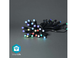 NEDIS SmartLife Dekoratív LED Pártlámpák Wi-Fi RGB 48 LED&quot;s 10.80 m Android / IOS (WIFILP01C48)