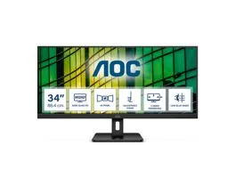 AOC VA monitor 34&quot; U34E2M, 3440x1440, 21:9, 300cd/m2, 4ms, 2xHDMI/DisplayPort