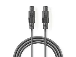 NEDIS Hangszóró kábel 48 x 0.20 mm Réz 10.0 m Kerek PVC Sötét Szürke Ajándék Dobozban (COTG16000GY100)