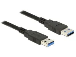 DeLock Cable USB 3.0 Type-A male  USB 3.0 Type-A male 1m Black