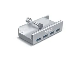 Orico Aluminum Alloy 4 Port USB3.0 Clip-type HUB Silver