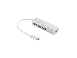 Sandberg USB-C to 4 x USB 3.0 Hub Saver Silver