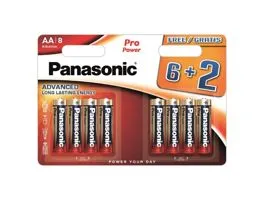 Panasonic LR6PPG/8BW 6+2F 1,5V AA/ceruza tartós alkáli elem 8 db/csomag
