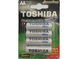 Toshiba tölthető akku 4db AA 2600mAh