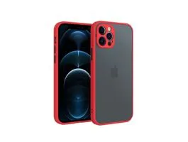 Cellect CEL-MATTIPH1467PMRBK iPhone 14 Pro Max piros-fekete műanyag tok