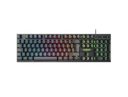 Everest KB-188 Borealis Rainbow RGB Keyboard Black HU