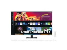 SAMSUNG Smart VA monitor 32&quot; M7, 3840x2160, 16:9, 300cd/m2, 4ms, 2xHDMI/HDCP/3xUSB/USB-C/WiFi/Bluetooth, hangszóró