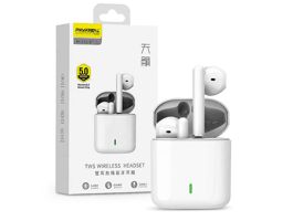 Pavareal TWS Bluetooth sztereó headset v5.0 + töltőtok - Pavareal BT-22 True  Wireless Earphones with Charging Case - fe