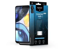 Motorola Moto G22 edzett üveg képernyővédő fólia - MyScreen Protector Diamond  Glass Lite Edge2.5D Full Glue - fekete