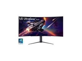 LG Ívelt Gaming 240Hz OLED monitor 44.5&quot; 45GR95QE, 3440x1440, 21:9, 200cd/m2, 0.03ms, 2xHDMI/DisplayPort/3xUSB