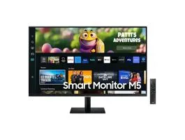 SAMSUNG Smart VA monitor 32&quot; M5, 1920x1080, 16:9, 250cd/m2, 4ms, 2xHDMI/2xUSB/WiFi/Bluetooth, hangszóró, fekete