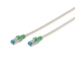 DIGITUS CAT5e F/UTP PVC 1m árnyékolt szürke patch kábel