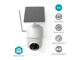 NEDIS SmartLife kültéri kamera 4G Full HD 1080p Dönthető billenthető IP65 Felhőalapú Tárolás (opcionális) / microSD (nem