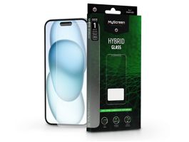 Apple iPhone 15 Plus/15 Pro Max rugalmas üveg képernyővédő fólia - MyScreen   Protector Hybrid Glass Green - átlátszó