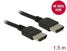 Delock Prémium HDMI kábel 4K 60 Hz 1,5 m (85216)
