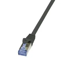 LogiLink Patch kábel PrimeLine, Cat.6A, S/FTP, fekete, 2 m (CQ3053S)