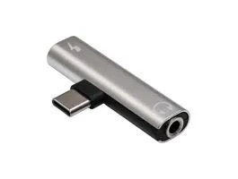 Akyga USB type C /USB type C /Jack 3.5mm adapter Grey