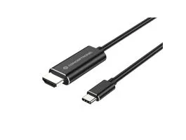 Conceptronic Kábel - ABBY04B (USB-C to HDMI, 4K/30Hz, 2m, fekete)