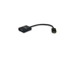 Equip Átalakító - 11903607 (HDMI-VGA átalakító, apa/anya, Audio, fekete)