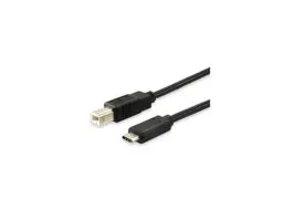 Equip Átalakító Kábel - 12888207 (USB-C - USB-B 2.0 kábel, apa/apa, 1m)