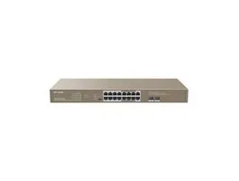 IP-COM Switch PoE - G1118P-16-250W (16x1Gbps, 2x SFP, 16 af/at PoE+ port, 230W, Rackbe szerelhető)