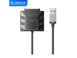 Orico Dokkoló adapter - 3.5&quot; SATA HDD Adapter  (2,5&quot;/3,5&quot; HDD/SSD - USB-A3.0, Max.: 2TB, 30cm, fekete)