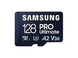 Samsung MicroSD kártya - 128GB MB-MY128SB/WW (PRO Ultimate kártyaolvasóval, Class10, R200/W130, 128GB)