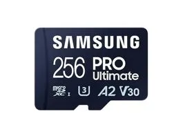 Samsung MicroSD kártya - 256GB MB-MY256SB/WW (PRO Ultimate kártyaolvasóval,  Class10, R200/W130, 256GB)