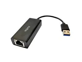 APPROX Kábel átalakító - USB2.0 to RJ45 (10/100) Fekete