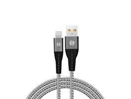S-Link kábel - SL-STM60L (3A, 12W, Gyorstöltés, Lightning, 100cm adat+töltőkábel, fehér)