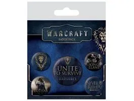 Warcraft Movie Alliance kitűző csomag