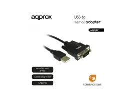 APPROX Kábel átalakító - USB2.0 to Serial port (RS232) adapter