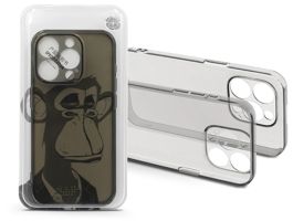 Apple iPhone 15 Pro szilikon hátlap - Gray Monkey - átlátszó