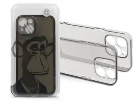 Apple iPhone 15 szilikon hátlap - Gray Monkey - átlátszó