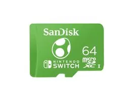 Sandisk 64B SD micro Nintendo Switch (SDXC Class 10 UHS-I) memória kártya