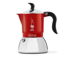 Bialetti Fiammetta piros 4 személyes indukciós kotyogós kávéfőző