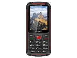 EVOLVEO Strongphone W4 2,8&quot; DualSIM fekete/piros mobiltelefon