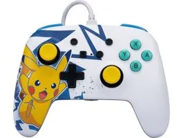 PowerA Enhanced Nintendo Switch vezetékes Pikachu High Voltage kontroller