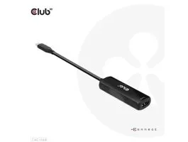 KAB Club3D USB Gen2 Type-C to HDMI 8K60Hz or 4K120Hz HDR10+ with DSC1.2 with Power Delivery 3.0 Active Adapter M/F
