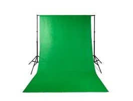 NEDIS Photo Studio Backdrop beállítása 1,90 x 2,95 m Utazó táskát tartalmaz Háromlábú állványt tartalmaz Fekete 1 db (BD