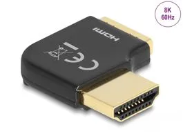 Delock HDMI adapter apa - anya 90 fok jobbra hajlítva 8K 60 Hz fém (60015)