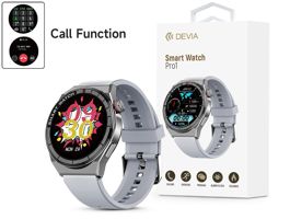 Devia Pro1 Smart Watch okosóra AMOLED kijelzővel - ezüst