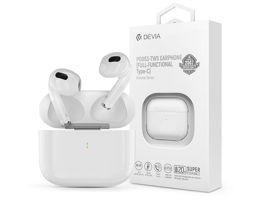 Devia TWS Bluetooth sztereó headset v5.3 + töltőtok - Devia Kintone Series   Pods3-TWS Earphone Full-Functional Type-C -