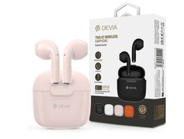 Devia TWS Bluetooth sztereó headset v5.3 + töltőtok - Devia TWS-K1 Wireless   Earphone with Charging Case - rózsaszín