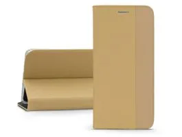Sensitive Book Flip bőrtok - Samsung SM-A356 Galaxy A35 5G - arany