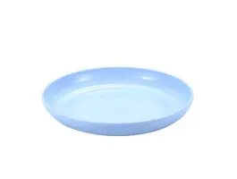 TOO KT-119 5db-os vegyes színekben búzaszalma műanyag kerek tányér szett, 20×3cm
