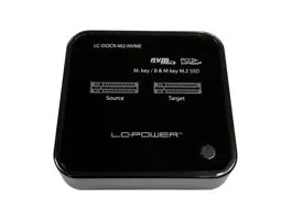 USB LC Power LC-DOCK-M2-NVME SSD dokkoló állomás
