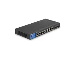 Linksys LGS310C 8x GbE LAN 2x SFP GbE port L3 menedzselhető switch