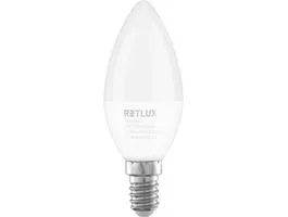 Retlux LED IZZÓ C37 E14 GYERTYA ALAKÚ  6W WW (RLL 426)