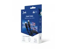3mk Hyper Cable 4k60Hz 1m 100W C to C kábel (3MK464550)